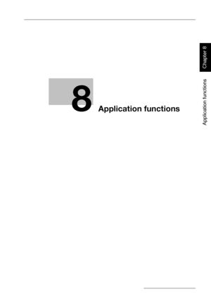 Page 2728
Application functions
Chapter 8
Application functions
Downloaded From ManualsPrinter.com Manuals 