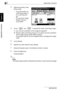 Page 2838Application functions
8-12 362/282/222
Application functions
Chapter 8
3Select the position of the 
filing margin.
– Touch the button for 
a left filing margin or 
for a top filing mar-
gin.
– To cancel the “Page 
Margin” function, 
touch [OFF].
4Touch  and  to specify the width of the filing margin.
?Can only the orientation of the image be adjusted?
%Set the width of the filing margin to 0 to adjust only the orientation 
of the image during double-sided copying.
The margin position can be changed...