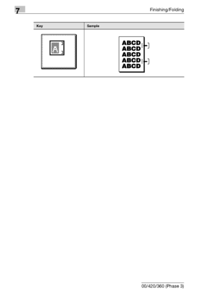 Page 3947Finishing/Folding
7-14 bizhub 500/420/360 (Phase 3)
KeySample
Downloaded From ManualsPrinter.com Manuals 