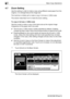 Page 1644Basic Copy Operations
4-36 bizhub 500/420/360 (Phase 3)
4.7 Zoom Setting
Use this setting in order to make a copy using different-sized paper from the 
original, or to enlarge/reduce the image size.
The machine is initially set to make a copy in full size (e1.000) mode.
This section describes how to make the Zoom setting.
To copy in full size (e1.000) mode
Use this mode to make a copy of the same size as the original image 
irrespective of the paper size to be used.
0The full size (e1.000) mode is...