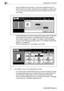 Page 3146Application Functions
6-72 bizhub 500/420/360 (Phase 3)– Use the Page Interval function to make the specified amount of 
blank space in the center, between the two images on a page. Use 
[-], [+], or control panel keypad to enter the desired amount, then 
touch [OK].
– U s e  t h e  E d i t  M a r g i n  f u n c t i o n  t o  adjust the image position widthwise 
and lengthwise as desired, while Page Interval simply makes a 
blank space between the images. For details of the Edit Margin 
function, see...