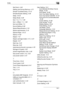 Page 793Index18
bizhub 500/420/360 (Phase 3) 18-7Set Zoom
 4-49
Setting Job During Warmup 4-73
Simple Troubleshooting 12-12
Simplex/Duplex Setting 4-56
Sleep 16-34
Sleep Mode 3-38
Sort 7-3, 7-7, 7-28
Sort + Offset 7-7, 7-28
Sort and Offset 7-3
Sound Setting 8-36
Space Requirements 2-19
Space requirements 2-19
Special Paper 10-12
Stamp 6-102
Staple 7-12
Staple cartridge holder 3-17, 3-21
Stapler 3-21
Start key 3-23
Stop key 3-23
stop/resume the job in process 4-78
Storage of Copies 2-22
stored magnification ratio...