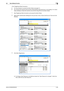 Page 44bizhub 423/363/283/2232-29
2.8 User Setting Function2

0For the procedure to access the Admin Mode, see page 2-2.
0Do not leave the machine with the Admin Mode setting screen left shown on the display. If it is abso-
lutely necessary to leave the machine, be sure first to log off from the Admin Mode.
1Start PageScope Web Connection and access the Admin Mode.
2Select [User Authentication Setting] from the pull-down menu of User Auth/Account Track and click 
[Display].
3Click [New Registration].
%To change...