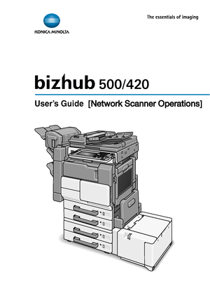 Page 1User’s Guide  [Network Scanner OperationsNetwork Scanner Operations]
Downloaded From ManualsPrinter.com Manuals 