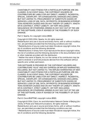Page 8Introduction
bizhub 500/420 x-7CHANTABILITY AND FITNESS FOR A PARTICULAR PURPOSE ARE DIS-
CLAIMED. IN NO EVENT SHALL THE COPYRIGHT HOLDERS OR 
CONTRIBUTORS BE LIABLE FOR ANY DIRECT, INDIRECT, INCIDENTAL, 
SPECIAL, EXEMPLARY, OR CONSEQUENTIAL DAMAGES (INCLUDING, 
BUT NOT LIMITED TO, PROCUREMENT OF SUBSTITUTE GOODS OR 
SERVICES; LOSS OF USE, DATA, OR PROFITS; OR BUSINESS INTERRUP-
TION) HOWEVER CAUSED AND ON ANY THEORY OF LIABILITY, WHETH-
ER IN CONTRACT, STRICT LIABILITY, OR TORT (INCLUDING 
NEGLIGENCE OR...
