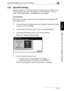 Page 258Specifying Settings From the Control Panel3
bizhub 500/420 3-133
Specifying Settings From the Control Panel
Chapter 3
3.35 OpenAPI Settings
Specify whether or not interface is open to software with a function for com-
municating with the copier. The settings for “Access Setting”, “Port No.”, 
“SSL”, and “Authentication” of OpenAPI can be changed.
Access Setting
Sets whether to permit access from other systems that use OpenAPI. (De-
fault setting: Allow)
1In the Administrator Setting screen, touch [System...