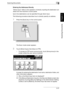 Page 62Scanning Documents2
bizhub 500/420 2-27
Scanning Documents
Chapter 2
Entering the Addresses Directly
“Direct input” refers to the operation of directly inputting the destination ad-
dress from the machine’s control panel.
Up to five destinations can be specified through direct input.
The following procedure describes how to directly specify an address.
1Press the [Scan] key on the control panel.
The Scan mode screen appears.
2Touch [Direct Input], then [Scan to FTP].
– To access an FTP server...