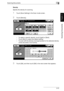 Page 92Scanning Documents2
bizhub 500/420 2-57
Scanning Documents
Chapter 2
Density
Specify the density for scanning.
1Touch [Scan Setting] in the Scan mode screen.
2Touch [Density].
– To select a specific density, touch [Light] or [Dark].
– Touch [Std.] to select the default setting.
– To scan with the density most appropriate for the detected density 
of the document, touch [Auto].
3Touch [OK], and then touch [OK] in the next screen that appears.
Downloaded From ManualsPrinter.com Manuals 