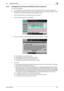 Page 135bizhub 652/5523-25
3.4 User Box Function3
3.4.2 Changing the user/account attributes and box password

0For the procedure to call the User Box screen to the display, see steps 1 through 5 of page 3-19.
0Do not leave the machine while you are in the user operation mode. If it is absolutely necessary to leave 
the machine, be sure first to log off from the user operation mode.
1Call the User Box screen to the display from the control panel.
2Select the desired User Box and touch [Edit].
3Enter the...