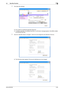 Page 140bizhub 652/5523-30
3.4 User Box Function3
4Click [User Box Setting].
%Go to step 6 to change the User Box Password.
%To delete a User Box, click [Delete User Box]. A confirmation message appears. Click [OK] to delete 
the specified User Box.
5Click the User Box Owner is changed. check box and change the user attributes of the box.
%The following screen appears if the account attributes are to be changed.
Downloaded From ManualsPrinter.com Manuals 