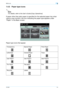 Page 15751/6011-9
Before use1
1.4.3 Paper type icons
2
Note 
For details, refer to the User’s Guide [Copy Operations].
If paper other than plain paper is specified for the selected paper tray when 
using a copy function, the icon indicating the paper type appears under 
Paper in the Basic screen.
Paper type icons that appear
Transparency Special Paper Thick Paper
Letterhead Colored Paper Trace
User Paper1 User Paper2 User Paper3
Thin Paper Tab paper Fine
Recycled Labels
Downloaded From ManualsPrinter.com Manuals 