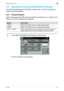 Page 75751/6013-13
Using fax/scan functions3
3.3 Specifying scanning settings (Scan Settings)
Touch [Scan Settings] in the Fax/Scan mode screen, and then specify the 
original scanning settings.
3.3.1 Simplex/Duplex
Select the appropriate ADF scanning method according to your original. The 
following scanning methods are available.
1
Touch [Scan Settings] in the Fax/Scan mode screen.
The Scan Settings screen appears.
SettingDescription
1-Sided Select this setting to scan a single-sided original.
2-Sided Select...