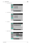 Page 130bizhub 652/5523-20
3.4 User Box Function3
4Touch [Create User Box].
5Touch [Public/Personal User Box].
6Touch [New].
7Select the User Box type.
Downloaded From ManualsPrinter.com Manuals 