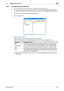 Page 173bizhub 652/5524-26
4.2 PageScope Box Operator4
4.2.4 Accessing the User Box file
0For the procedure to access the User Box, see steps 1 through 4 of page 4-21.
0Do not leave the site while you are gaining access to the machine through PageScope Box Operator. If 
it is absolutely necessary to leave the site, be sure first to log off from the PageScope Box Operator.
1Access the User Box through PageScope Box Operator.
2Select the desired file.
3Select the desired function.
Different functions can be...