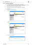 Page 78bizhub 652/5522-63
2.14 SSL Setting Function2
2.14.3 Removing a Certificate
0For call the PKI Settings screen on the display, see steps 1 and 2 of page 2-60.
0Do not leave the machine with the Admin Mode setting screen left shown on the display. If it is abso-
lutely necessary to leave the machine, be sure first to log off from the Admin Mode.
0In the Enhanced Security Mode, no certificates can be removed.
1Start PageScope Web Connection and call the PKI Settings screen on the display.
2Click [Setting]....