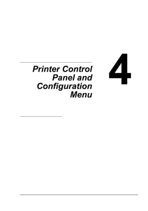 Page 35Printer Control 
Panel and 
Configuration 
Menu 
Downloaded From ManualsPrinter.com Manuals 