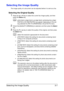 Page 48Selecting the Image Quality3-7
Selecting the Image Quality
The image quality of a document can be adjusted before it is sent as a fax.
Selecting the Original Quality
1Press the + or , key to select the current fax image quality, and then 
press the Select key.
d[STD/TEXT], [FINE/TEXT], [S-FINE/TEXT], [STD/PHOTO], [FINE/
PHOTO] or [S-FINE/PHOTO] may appear, depending on the set-
ting selected for [FAX TX OPERATION] in the [UTILITY] menu.
2Check that [QUALITY (ORIGINAL)] is selected, and then press the...