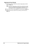 Page 49Selecting the Image Quality 3-8
Selecting the Scan Density
1Press the + or , key to select the current fax image quality, and then 
press the Select key.
d[STD/TEXT], [FINE/TEXT], [S-FINE/TEXT], [STD/PHOTO], [FINE/
PHOTO] or [S-FINE/PHOTO] may appear, depending on the set-
ting selected for [FAX TX OPERATION] in the [UTILITY] menu.
2Press the + or , key to select [DENSITY], and then press the Select key.
3Press the * or ) key to select the scan density, and then press the 
Select key.
Downloaded From...