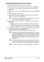 Page 94Speed Dialing6-7 Changing/Deleting Speed Dial Information
The registered speed dial information can be changed.
1Press the + or , key to select [UTILITY], and then press the Select key.
2Press the + or , key to select [DIAL REGISTER], and then press the 
Select key.
3Press the + or , key to select [SPEED DIAL], and then press the Select 
key.
The [SPEED DIAL] screen appears.
4Use the keypad to type in the speed dial number(1-220) to be edited/
deleted, and then press the Select key.
dFor details on...