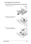 Page 152Loading Media4-27 Tray 3/4 (Optional Lower Feeder Unit)
Loading Plain Paper, Single Side Only and Special Paper
1Pull out Tray 3 or Tray 4.
2Press down the media pressure 
plate to lock it into place.
3Slide the media guides to pro-
vide more space between them.
Downloaded From ManualsPrinter.com Manuals 