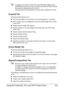 Page 172Using the Postscript, PCL and XPS Printer Driver5-9
To display a list of jobs saved with a [Job Retention] setting, press 
[USB/HDD] in the home screen, and then press [Proof Print]. Print the 
document by selecting the job in the list.
The password must be entered if one has been specified for the job.
[Layout] Tab
The [Layout] Tab allows you to
„Print several pages of a document on the same page (N in 1 printing)
„Print a single copy for enlargement and print several pages (PCL printer 
driver only)...