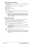 Page 231Specifying destinations 10-16
Directly typing in the address
To specify a destination that is not registered with the machine, directly type 
in the address.
1In the initial Scan to E-mail mode screen, press [Direct Input].
2Press [E-mail].
3Type in the E-mail address.
4Press [OK].
To specify multiple destinations, specify all destinations where the 
data is to be sent.
If [Admin Settings] - [Security Settings] - [Security Details] - [Manual 
Destination Input] is set to [Restrict], an address cannot...