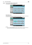 Page 113bizhub C360/C280/C2205-62
5.12 Communication Settings5
5.12.4 Communication Method Settings (G3)
You can specify how to send or receive data.
Quick Memory TX
A method used to start sending fax immediately after scanning a page of the original. This method allows 
even originals with many pages to be sent without overflowing memory.
Reference
-If the optional Security Kit SC-507 is installed, and [Security Details] − [Copy Guard] or [Password 
Copy] is set to [Yes] in Administrator Settings, [Quick Memory...