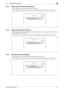 Page 162bizhub C360/C280/C2208-17
8.4 Report printed for G3 fax8
8.4.4 [Reservation Communication Report]
Printed automatically when a timer transmission is specified.
You can enable or disable this report to be printed in [Timer Reservation TX Report] in the Utility menu.
8.4.5 [Reservation Polling TX Report]
Printed automatically when a polling transmission is reserved (when a document is saved in the Polling Trans-
mission User Box of this machine).
You can enable or disable this report to be printed in...