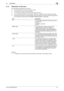 Page 21bizhub C360/C280/C2202-5
2.1 Information2
2.1.3 Restriction on file name
There are following restrictions on file name.
-Document data that is saved can be given a name.
-The names can contain up to 30 characters.
-You can edit the names after the documents have been saved.
-You can specify the name when saving data. Otherwise, a predefined name is applied to the data.
-If the data is saved without a name specified, names are created by combining the following elements. 
As an example, the document name...