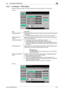 Page 215bizhub C360/C280/C22010-19
10.4 Administrator Settings (G3)10
10.4.9 Fax Settings - TX/RX Setting
Configure the handling of files for polling TX operations and printing method for RX operations.
1/3 page
2/3 pageItem Description
[Duplex Print (RX)] If Duplex Print (RX) is set to ON, the original received is printed on both sides 
of the paper.
• If [Print Separate Fax Pages] is set to ON, this key does not appear.
[Letter/Ledger over 
A4/A3]Specify ON to select letter or ledger paper for printing...