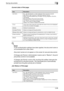 Page 104Saving documents2
C4512-69
Current Jobs in Print page
!
Detail 
If user authentication settings have been applied, the document name is 
not accessible from other users.
Document names do not appear on the screen for secured documents.
If Change Job Priority in Administrator mode is set to “Restrict”, the print 
job priority control is not available.
If Change Job Priority is set to ON, touching this softkey interrupts the 
printing job for the given priority. The interrupted job is automatically...