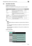 Page 270Printing/sending a system user box document6
C4516-10
6.3 Annotation User Box
Available printing parameters
Settings can be specified for the following when a document is printed.
!
Detail 
The Fold/Bind settings are available only if optional finisher FS-608 is in-
stalled.
The Center Staple/Fold settings are available only if optional finisher FS-
519 is installed.
The Punch settings are available only if the punch kit is installed on the 
optional finisher.
To print a document
1Touch [Use Document]....