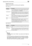 Page 299Specifying Utility mode parameters7
C4517-7 Registering user boxes
Settings can be specified for the following when registering.
New screen 1/2
New screen 2/2
2
Reminder 
If “Password Rules” is set to “Enable”, only a password with 8 digits can 
be specified.
If a user box password containing less than 8 characters has already 
been registered, change the password so that it contains 8 characters 
before setting “Password Rules” to “Enable”. For details on the pass-
word rules, refer to the User’s Guide...