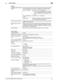 Page 134bizhub C652/C652DS/C552/C552DS/C4526-4
6.1 System Settings6
Auto Paper Select for Small 
OriginalSpecify the paper size to be used for a case where the document placed 
on the original glass is too small to be detected in Auto Paper mode.
Copy on Small Size Prints on 5-1/2 e 8-1/2 (A5) paper.
• If 5-1/2 e 8-1/2 (A5) paper is not loaded in the 
tray, a message that instructs you to load 5-
1/2 e 8-1/2 (A5) paper in the bypass tray ap-
pears.
Copy on Letter (Copy 
on A4)Prints on 8-1/2 e 11 (A4) paper....