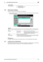 Page 187bizhub C652/C652DS/C552/C552DS/C4527-39
7.4 User Authentication/Account Track7
7.4.6 External Server Settings
Configure the external server that performs user authentication.
%Press the [Utility/Counter] key ö [Administrator Settings] ö [User Authentication/Account Track] ö 
[External Server Settings].
dReference
For details on configuring external server settings, refer to the Users Guide [Network Administrator].
7.4.7 Limiting Access to Destinations
This setting is for the network scan, fax, and...