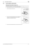 Page 233bizhub C652/C652DS/C552/C552DS/C4529-12
9.3 If print quality is deteriorated9
9.3 If print quality is deteriorated
Cleaning the electrostatic charger wire
If the electrostatic charger wire is dirty, streaks will appear though the printed images. If this occurs, follow 
the procedure described below to clean the electrostatic charger wire.
0When replacing the waste toner box, follow the Quick Guide to clean the electrostatic charger wire.
1Open the machines lower front door.
2Slowly pull out the...