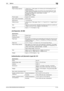 Page 285bizhub C652/C652DS/C552/C552DS/C452 12-16
12.3 Options12
Job Separator JS-603
Authentication unit (biometric type) AU-101
Paper loading capacity  Plain paper (15-15/16 lb to 23-15/16 lb (60 g/m2 to 90 
g/m2)): 50 sheets
 Plain paper (15-15/16 lb to 23-15/16 lb (60 g/m2 to 90 
g/m2)): 150 sheets, Thick 24-3/16 lb to 72-1/16 lb (91 g/m2 - 271 g/m2), 
Transparency, Postcards, Label sheets: 20 sheets
Envelope: 10 sheets
Banner Paper: 1 sheets
Power supply Supply from machine
Max. power consumption 40 W or...