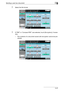 Page 233Sending a user box document5
C5505-27
2Select the file format.
3If “PDF” or “Compact PDF” was selected, touch [Encryption], if neces-
sary.
– The contents of a document saved with encryption cannot be pre-
viewed.
Downloaded From ManualsPrinter.com Manuals 