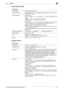 Page 282bizhub C652/C652DS/C552/C552DS/C452 12-13
12.3 Options12
Post Inserter PI-505
Finisher FS-527
Specification
Configuration 2 trays (upper and lower)
Cover paper type Plain paper 17 lb to 23-15/16 lb (64-90g/m
2), Thick 24-1/4 lb to 55-5/8 lb 
(91 g/m2-209 g/m2)
Cover paper size 
8-1/2 e 11 w/v, 7-1/4 e 10-1/2 w/v, 5-1/2 e 8-1/2/v, A4 w/v to A5 v, 16K 
w/v
Width: 7-3/16 to 12-1/4 (182 mm to 311.1 mm)
Length: 5-1/2 to 11-11/16 (139 mm to 297 mm)

12 e 18 w, 11 e 17 w, 8-1/2 e 14 w, 8-1/2 e 11 w/v, 7-1/4 e...