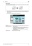 Page 111bizhub C652/C652DS/C552/C552DS/C4525-45
5.4 Application5
Page Number
You can select the print position and notation format to print page numbers and chapter numbers. Page and 
chapter numbers are printed on all pages.
0Page numbers cannot be printed on blank pages inserted using the Cover Sheet, Insert Sheet and 
Chapters functions. Change the setting for printing on blank pages in Administrator Settings to enable 
blank page printing.
%Press [Application] ö [Stamp/Composition] ö [Page Number].
Settings...