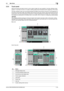 Page 28bizhub C652/C652DS/C552/C552DS/C4522-16
2.2 Main Body2
2.2.5 Touch panel
When the machine has been turned on and is ready to begin the copy operation, the basic settings screen 
appears. To activate a function or to select a setting, lightly press the desired button appearing in the screen.
The basic settings screen can be switched between the Basic tab and Quick Copy tab. The arrangement of 
the buttons and screens differ with the Basic tab and Quick Copy tab; however, the functions that can be set 
are...