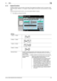 Page 74bizhub C652/C652DS/C552/C552DS/C4525-8
5.1 Basic5
5.1.4 Duplex/Combine
Configure whether to scan one side or both sides of the originals and whether to print on one side or both 
sides of the paper. Multiple (2, 4 or 8) pages of original images can be reduced in size and printed on a single 
page.
Using the Duplex/Combine function, you can save paper sheets for copying.
%Press [Basic] ö [Duplex/Combine].
Settings
1-Sided > 1-Sided
2-Sided > 1-Sided
1-Sided > 2-Sided
2-Sided > 2-Sided
Binding Position...