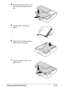 Page 152Clearing Media Misfeeds8-15
4Remove the lid from Tray 2, and 
then remove all paper from the 
tray.
5Fan the paper, and align its 
edges.
6Press down the media pressure 
plate to lock it into place.
7Load the media in Tray 2, and 
attach the lid.
Downloaded From ManualsPrinter.com Manuals 