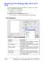 Page 53Specifying Print Settings (Mac OS X 10.5/10.6) 1-46
Specifying Print Settings (Mac OS X 10.5/
10.6)
The following dialog box appears when Print... is selected from the File 
menu in the application being used.
1Select Print... from the File menu.
The Print dialog box appears.
2Select this printer in the Printer pop-up menu.
The Print dialog box is used to specify the following print options.
Print Dialog Box
Section Description
Layout This section contains options for specifying 
the page layout when...