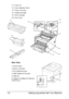 Page 19Getting Acquainted with Your Machine 1-6
11—Fuser unit
12—Fuser separator levers
13—Fuser cover lever
14—Imaging cartridge
15—Toner cartridge
16—Front cover
Rear View
1–Power switch
2–Power connection
3–TEL (telephone) jack
4–LINE (telephone line) jack
5–USB port
6–10Base-T/100Base-TX Ethernet 
Interface port
1212
11
14
15
13
16
11
15
14
34
5
62
1
Downloaded From ManualsPrinter.com Manuals 