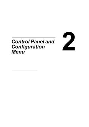 Page 252Control Panel and 
Configuration 
Menu
Downloaded From ManualsPrinter.com Manuals 