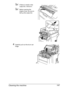 Page 161Cleaning the machine 147
If there is media in the 
output bin, remove it.
Before opening the 
engine cover, be sure to 
fold up the output bin.
4Carefully pull out the drum car-
tridge.
Downloaded From ManualsPrinter.com Manuals 