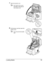 Page 69Loading Media 55
7Open the scanner unit.
Be careful not to touch 
the plate on the back of 
the scanner unit.
8Pull the lever, and then open the 
engine cover.
Do not touch the transfer 
belt.
Downloaded From ManualsPrinter.com Manuals 