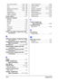 Page 185Appendix A-4
IP printing setting .............1-30, 1-38
IPP ...................................1-30, 1-38
LPD ..................................1-30, 1-38
Network Connection  ........1-29, 1-36
Port 9100  .........................1-30, 1-38
Rendezvous .............................. 1-29
USB Connection  ....................... 1-27
USB connection  ........................ 1-34
Printer status .............................. 5-11
Protocols, network
Bonjour ....................................... 4-9
BOOTP...