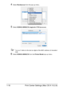 Page 31Print Center Settings (Mac OS X 10.2.8) 1-16
4Select Rendezvous from the pop-up menu.
5Select KONICA MINOLTA magicolor 3730 (xx:xx:xx).
xx:xx:xx refers to the last six digits of the MAC address (in hexadeci-
mal).
6Select KONICA MINOLTA from the Printer Model pop-up menu.
Downloaded From ManualsPrinter.com Manuals 